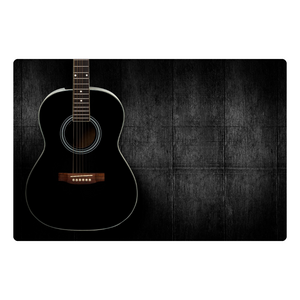 Acoustic Guitar - Peel & Stick Photo Chalkboard, includes a chisel tip chalk marker