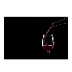 Red Wine Pouring - Peel & Stick Photo Chalkboard, includes a chisel tip chalk marker