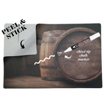 Load image into Gallery viewer, Horseshoes - Peel &amp; Stick Photo Chalkboard, includes a chisel tip chalk marker
