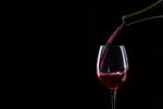 Load image into Gallery viewer, &quot;Red Wine Pouring - horizontal&quot; PHOTO CHALKBOARD - Includes Chalkboard, Chalk Marker and Standine
