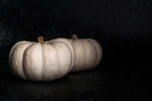 "Two White Pumpkins"  PHOTO CHALKBOARD Includes Chalkboard, Chalk Marker & Stand (Copy) (Copy)