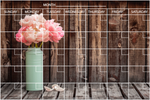 Load image into Gallery viewer, Vintage Peonies - Flexible Fridge Magnet, Includes Ultra Fine Chalk Marker &amp; Magnetic Pen Holder
