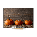 Load image into Gallery viewer, &quot;Three Pumpkins&quot;  PHOTO CHALKBOARD Includes Chalkboard, Chalk Marker &amp; Stand
