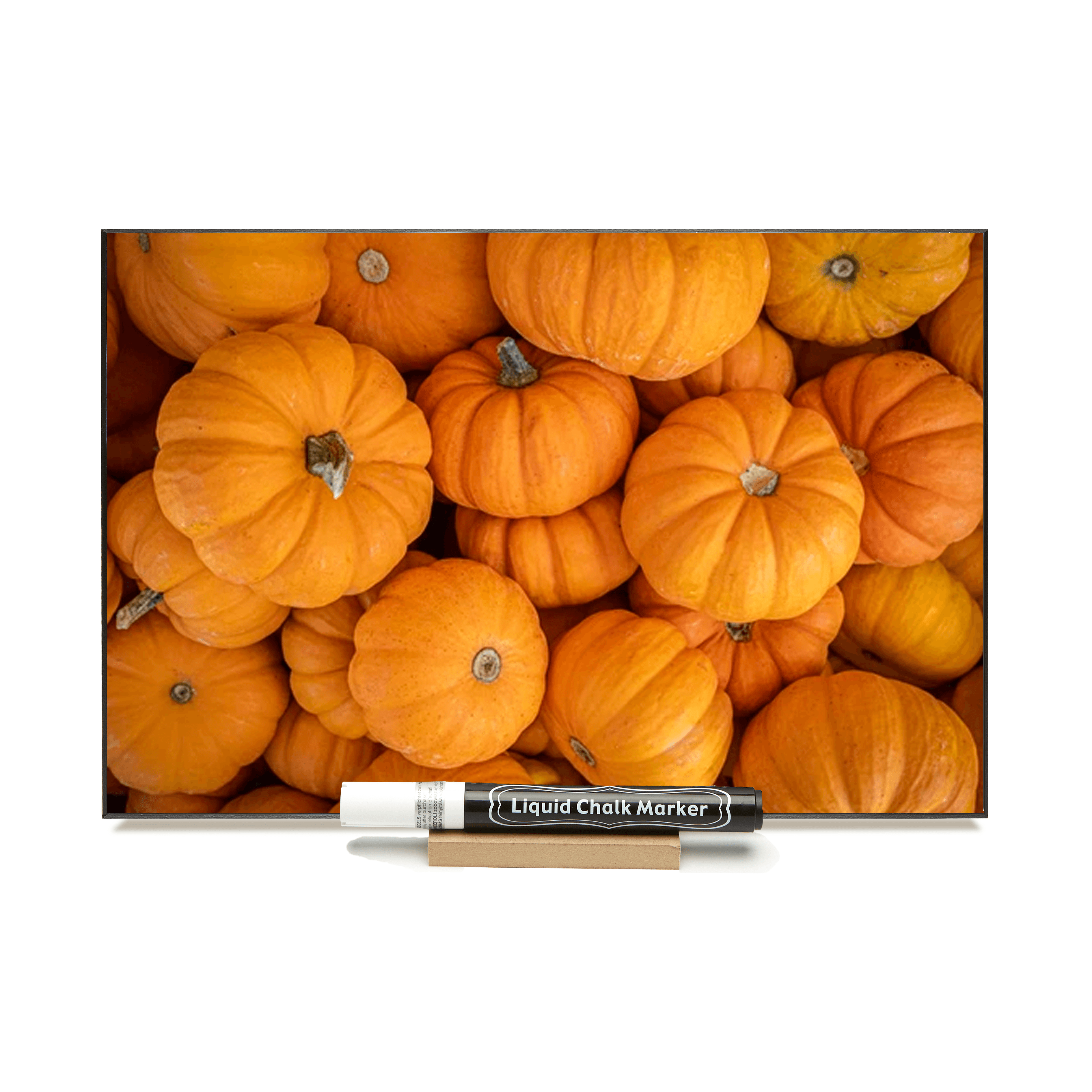 "Pumpkin Patch"  PHOTO CHALKBOARD Includes Chalkboard, Chalk Marker & Stand