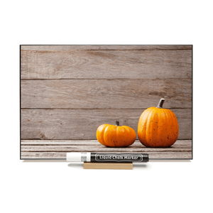 "Pumpkin Duo"  PHOTO CHALKBOARD Includes Chalkboard, Chalk Marker & Stand