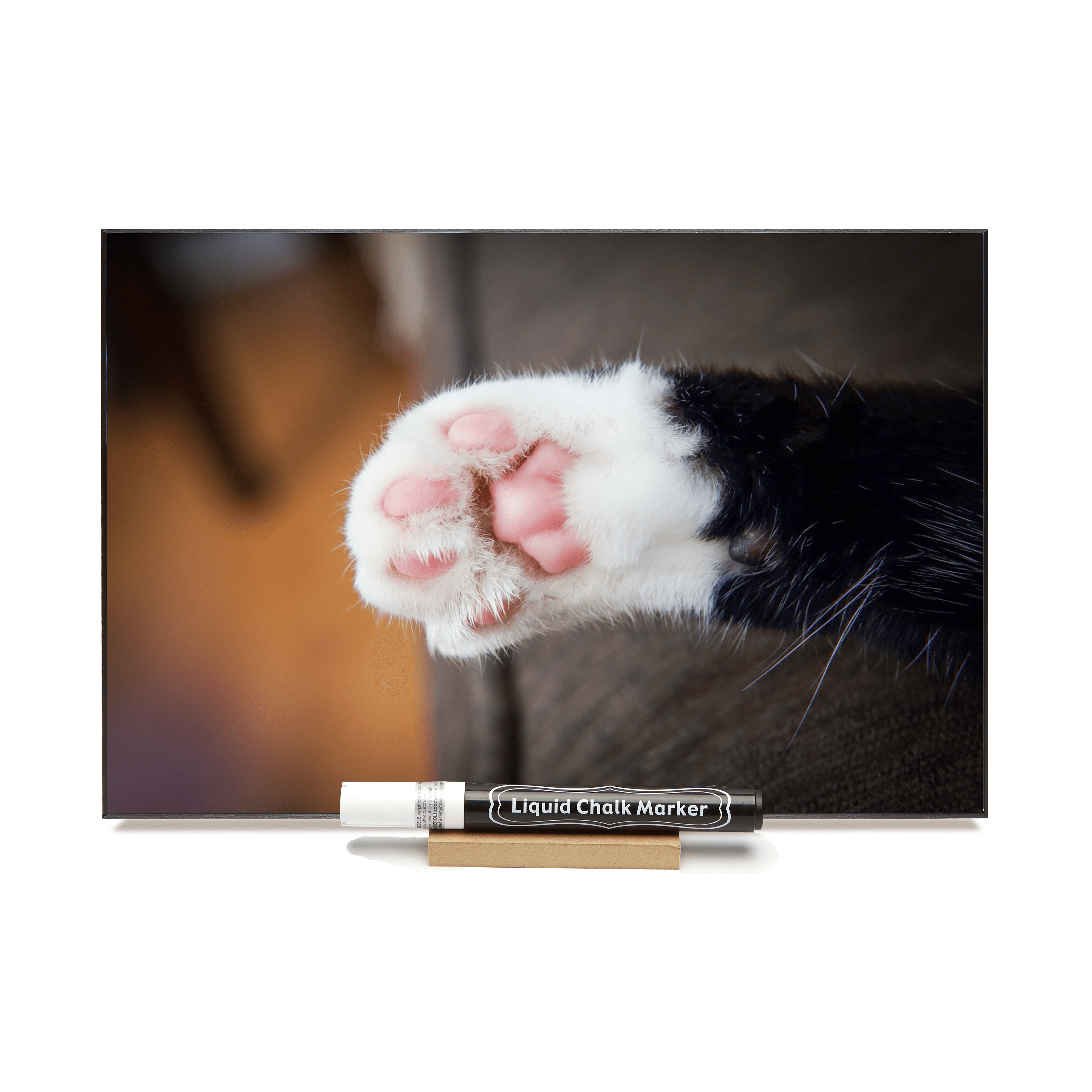 "Cat Paw"  PHOTO CHALKBOARDS  Includes Chalkboard, Chalk Marker and Stand