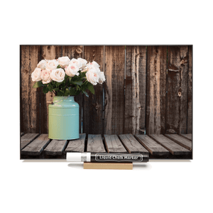 "Roses in a Jug" PHOTO CHALKBOARD Includes Chalkboard, Chalk Marker and Stand
