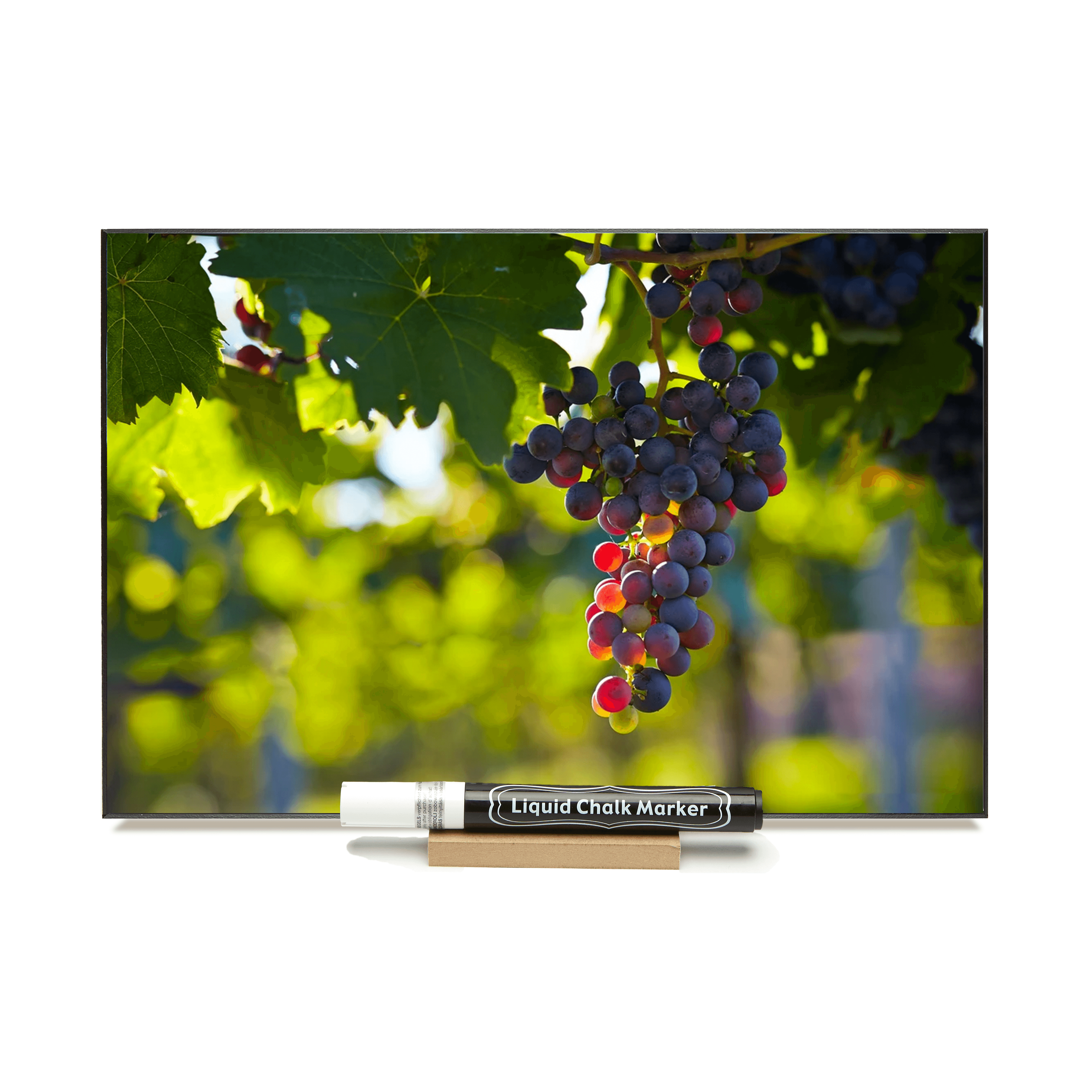 Bunch of Grapes - PHOTO CHALKBOARD  Includes Chalkboard, Chalk Marker & Stand