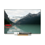 Load image into Gallery viewer, &quot;Lake Louise /W Kayaks&quot;  PHOTO CHALKBOARD  Includes Chalkboard, Marker &amp; Stand
