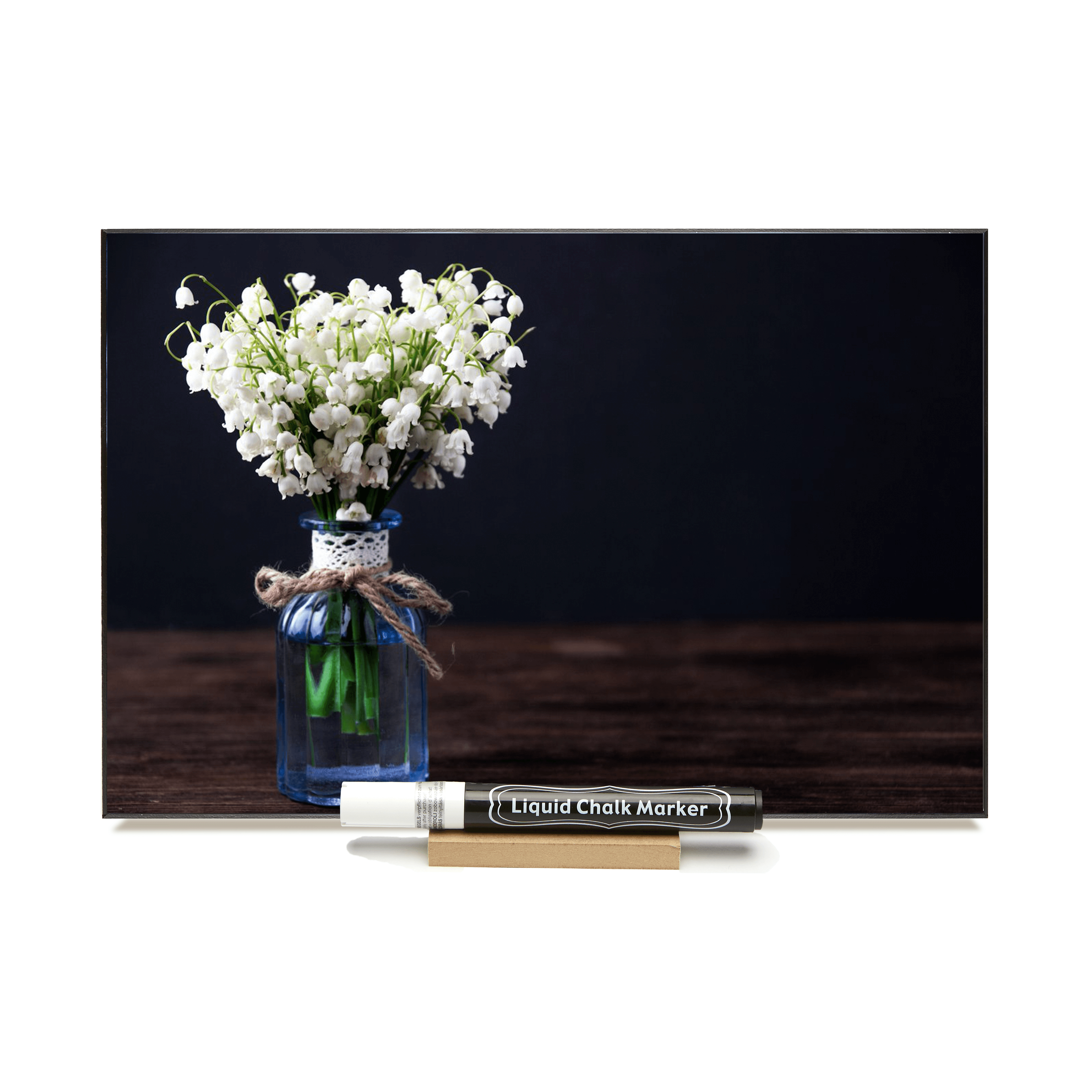 "Lily Of The Valley" PHOTO CHALKBOARDS  Includes Chalkboard, Marker & Stand