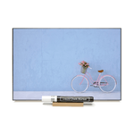 Load image into Gallery viewer, &quot;Tulips In Bicycle&quot; PHOTO CHALKBOARD Includes Chalkboard, Chalk Marker and Stand
