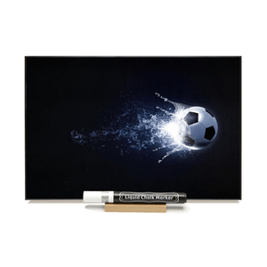 "Soccer"  PHOTO CHALKBOARD  Includes Chalkboard, Chalk Marker & Stand