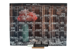 Load image into Gallery viewer, &quot;Peonies&quot; Calendar PHOTO  CHALKBOARD Includes Chalkboard, Chalk Marker and Stand
