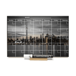 Load image into Gallery viewer, &quot;Toronto at Night&quot; Calendar PHOTO  CHALKBOARD Includes Chalkboard, Chalk Marker and Stand
